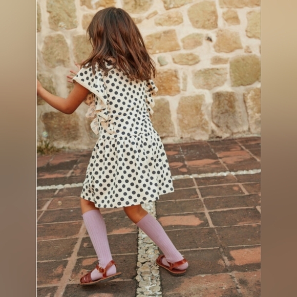 Tea Collection Pilka Dot Ruffle Dress - Picture 2 of 6